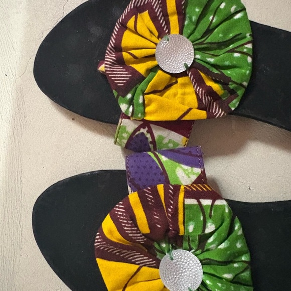 Made in Ghana Summer Sandals Women's Size 8 - Picture 4 of 6